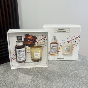 New! MAISON MARTIN MARGIELA REPLICA BY THE FIREPLACE EAU DE TOILETTE & CANDLE